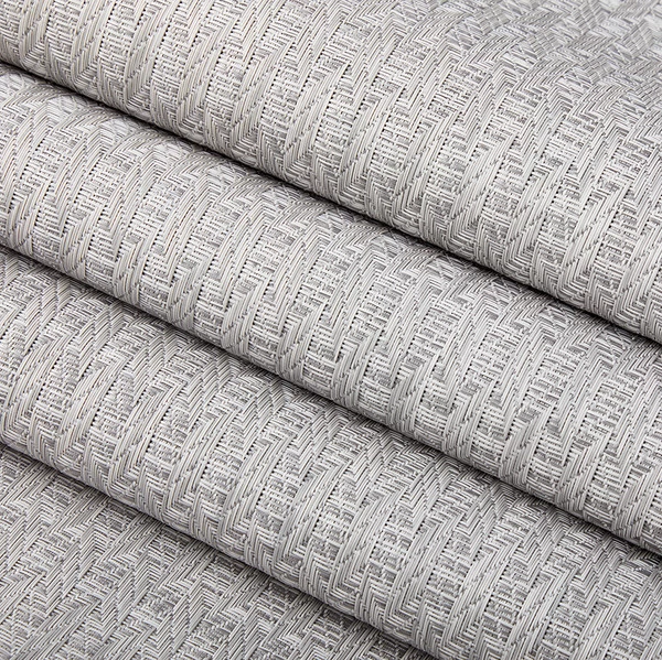 Textilene® Decorative Vinyl Mesh Silver Lining 54" Fabric 1 Textilene® Decorative Vinyl Mesh Silver Lining 54" Fabric