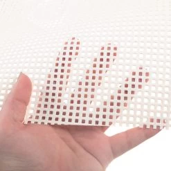 Trampoline Mesh Heavy Duty 24oz White 71" -Home Furnishings Fabric Store Trampoline Mesh Heavy Duty 24oz White 71 3