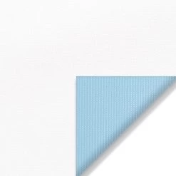 Weblon Regatta® White Top Mist Blue Lining 62" Vinyl Fabric